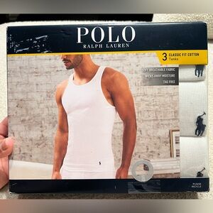 Polo by Ralph Lauren Classic Fit Cotton Tank - White